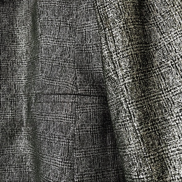 NWT Banana Republic Silver & Black Metallic Blazer SZ 20 - Picture 5 of 8